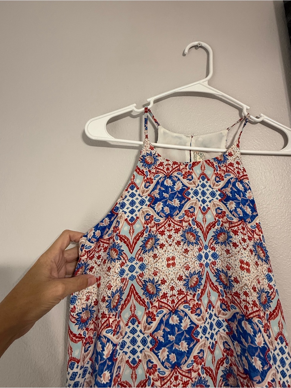 Pink Rose Red, White & Blue Lined Dress - Picture 4 of 8